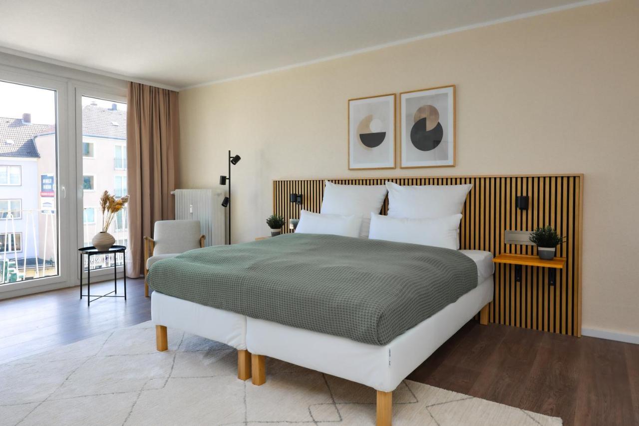 80Qm Luxurioese Designerwohnung Im Herzen Bochums Exterior foto